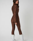 Sherpa Ski Suit - Chocolate