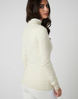 Contour Merino Mid Layer Top - Cream
