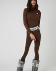 Racer Stripe Base Layer Set - Chocolate