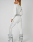 Racer Stripe Base Layer Set - White