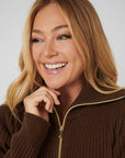 Cashmere Romper - Chocolat Chaud