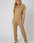 Cashmere Romper - Salted Caramel