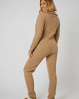 Cashmere Romper - Salted Caramel