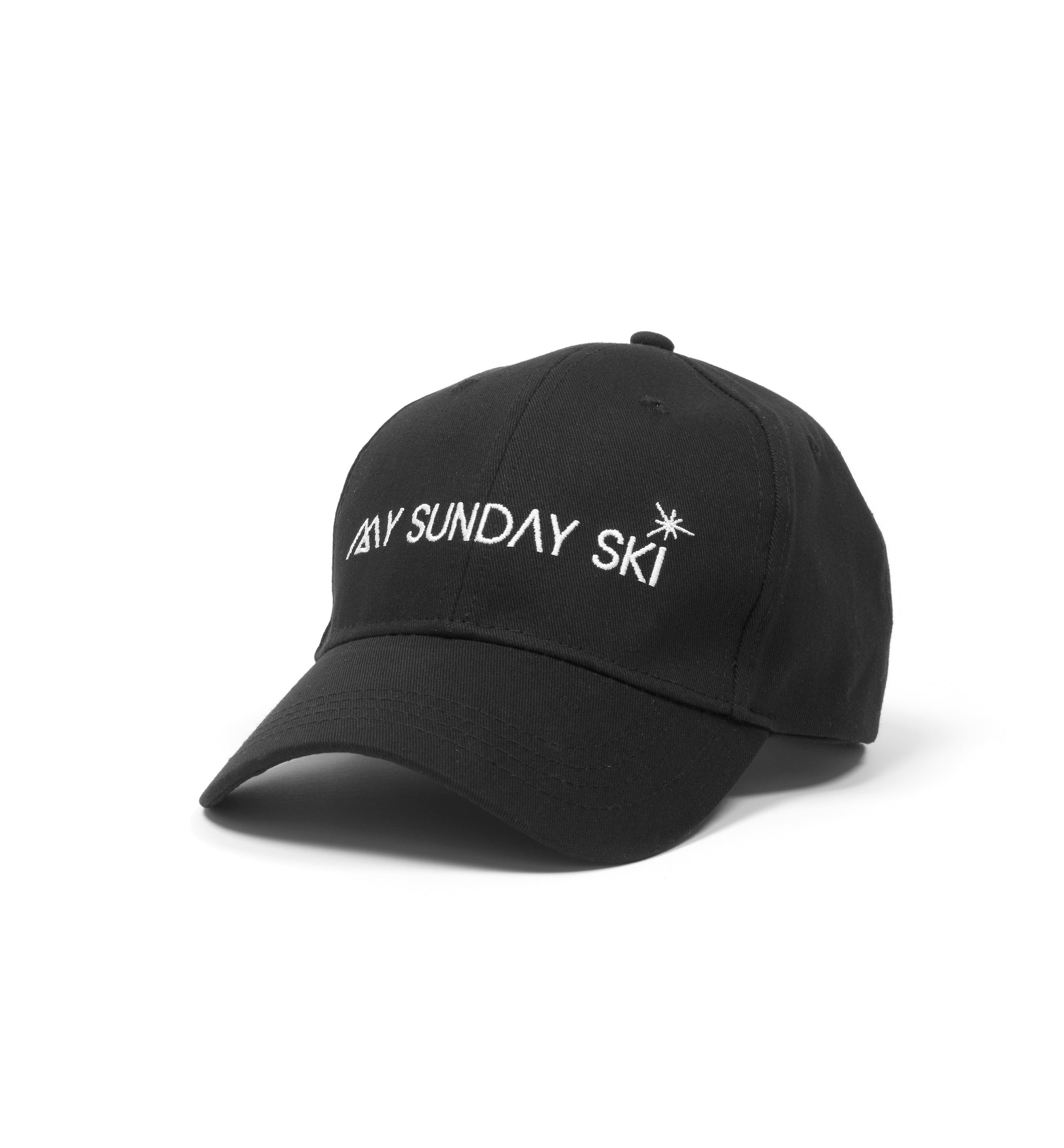 Black ski shop cap