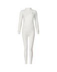 Racer Stripe Base Layer Set - White