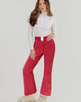 Apricity Ski Pants - Red / White