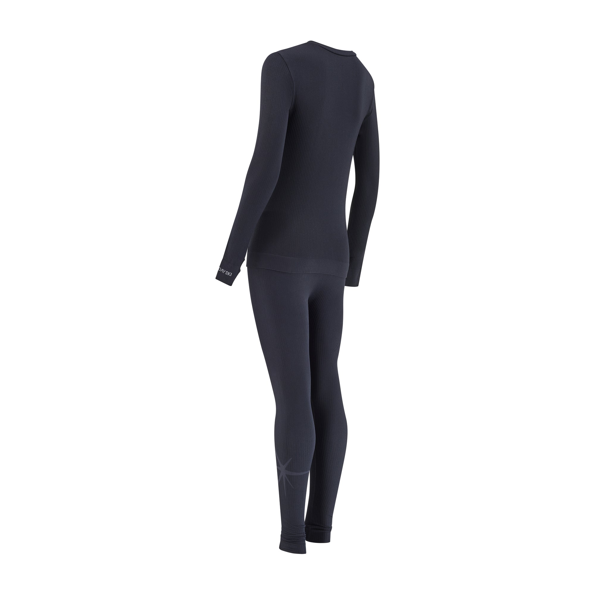 Ribbed Base Layer Set - Black