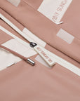 Zenith Ski Suit - Dusty Pink / White