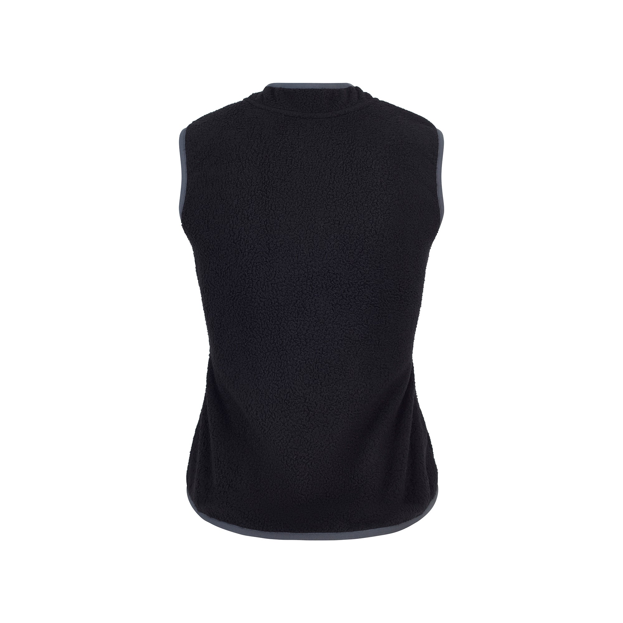 Teddy Gilet - Black / Grey