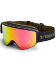 Goggles: Black Strap / Gray Pink Lens
