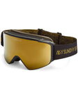 Goggles: Black Strap / Gray Gold Lens