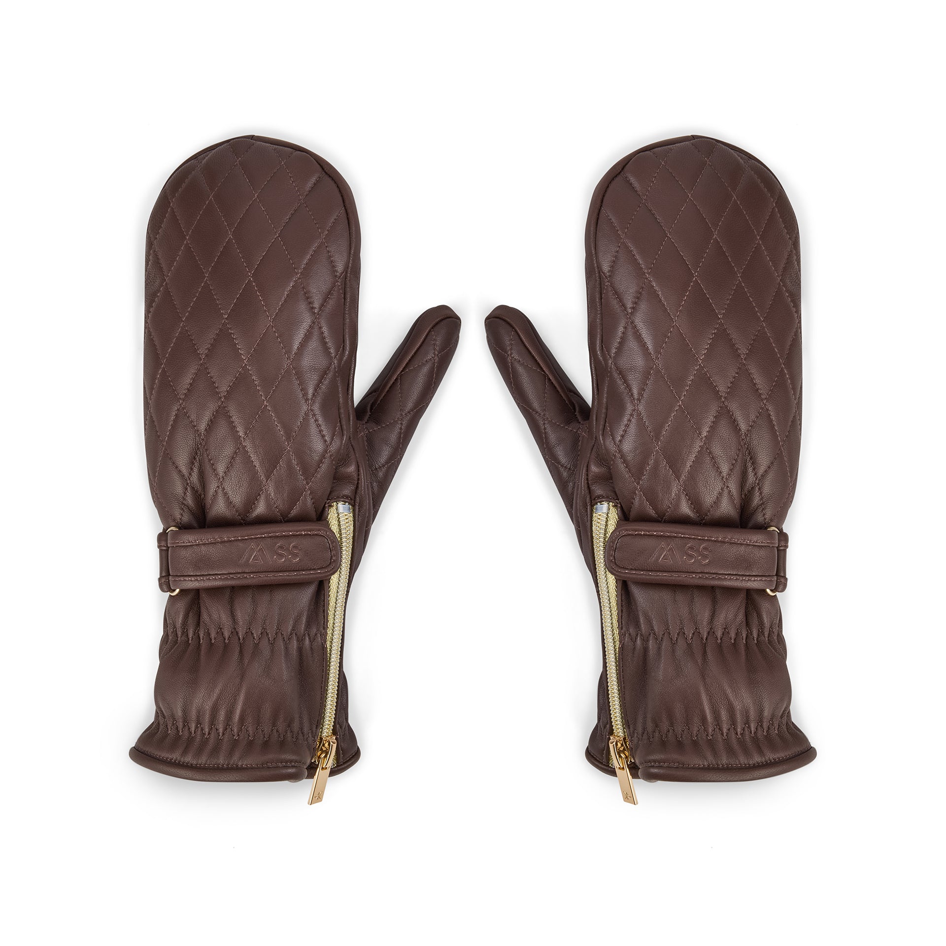 Wanderlust Shearling Mittens Chocolate