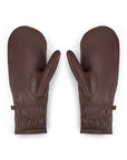 Wanderlust Shearling Ski Mittens - Chocolate