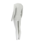 Ribbed Base Layer Set - Soft Grey