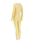 Ribbed Base Layer Set - Butter Yellow