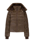 Apricity Ski Jacket - Chocolate / Gold