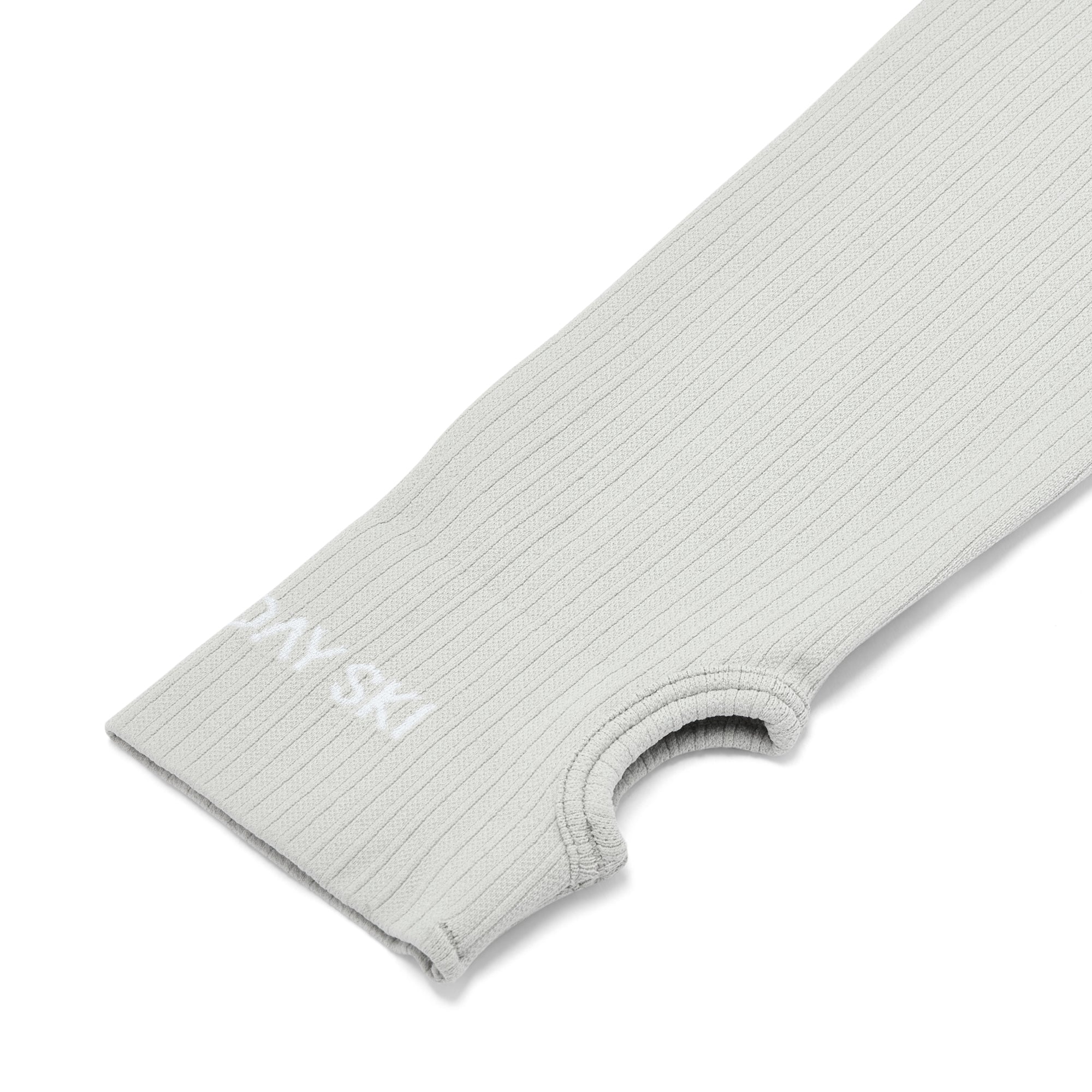 Ribbed Base Layer Set - Soft Grey