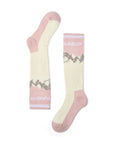 Merino Blend Performance Ski Sock - Pink