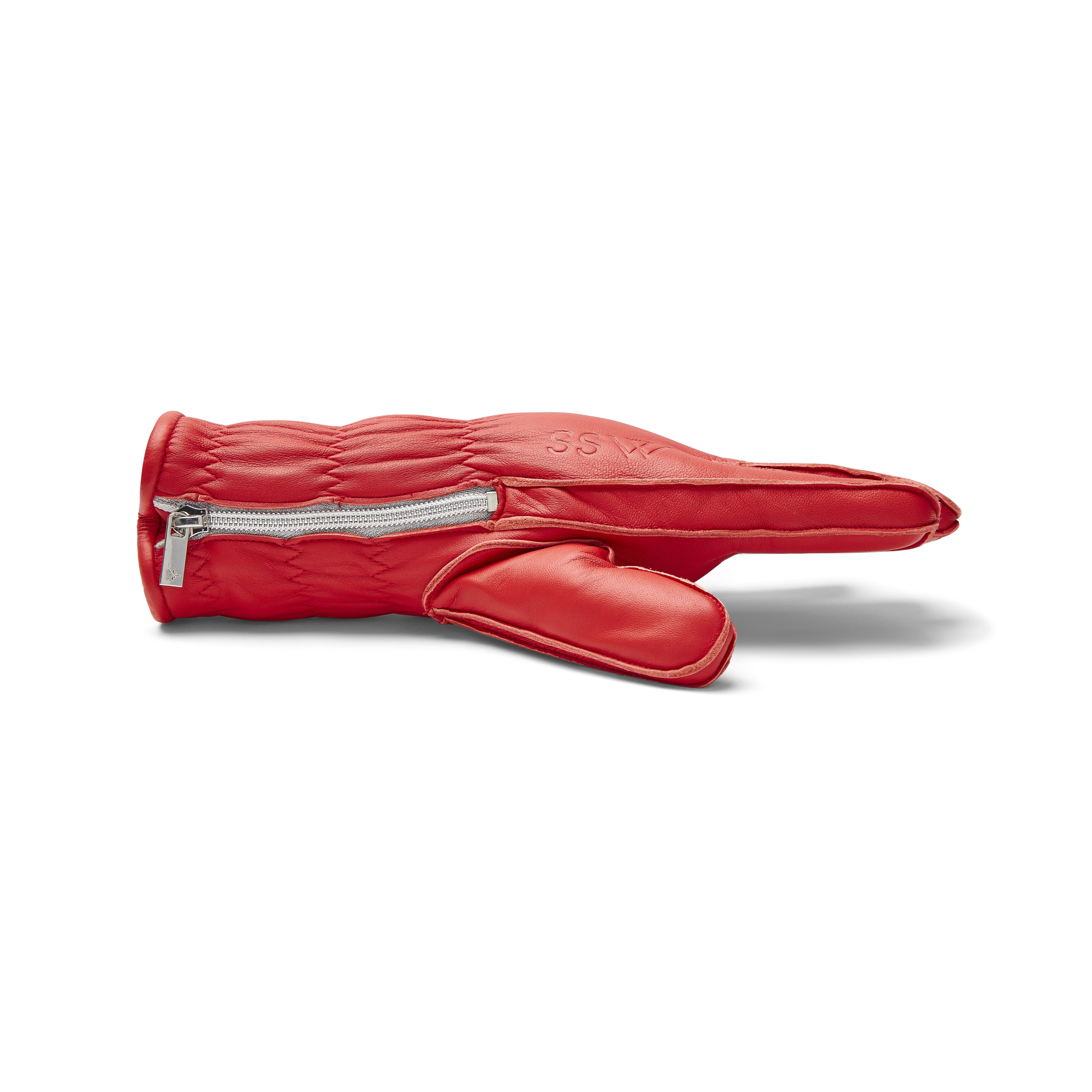 Wanderlust Shearling Ski Gloves - Red