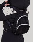 Sherpa Quilted Rucksack - Black
