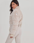 Altitude Faux Fur Ski Suit - Crème