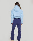 Zenith Ski Suit - Sky Blue / Navy