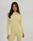 Ribbed Base Layer Set - Butter Yellow