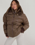 Apricity Ski Jacket - Chocolate / Gold