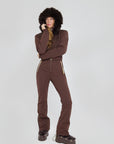 Élégance Klosters Ski Suit - hood up