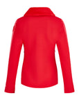 Ribbed Zip Up Mid Layer - Red