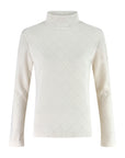 Diamond Fleece Mid Layer - Off White