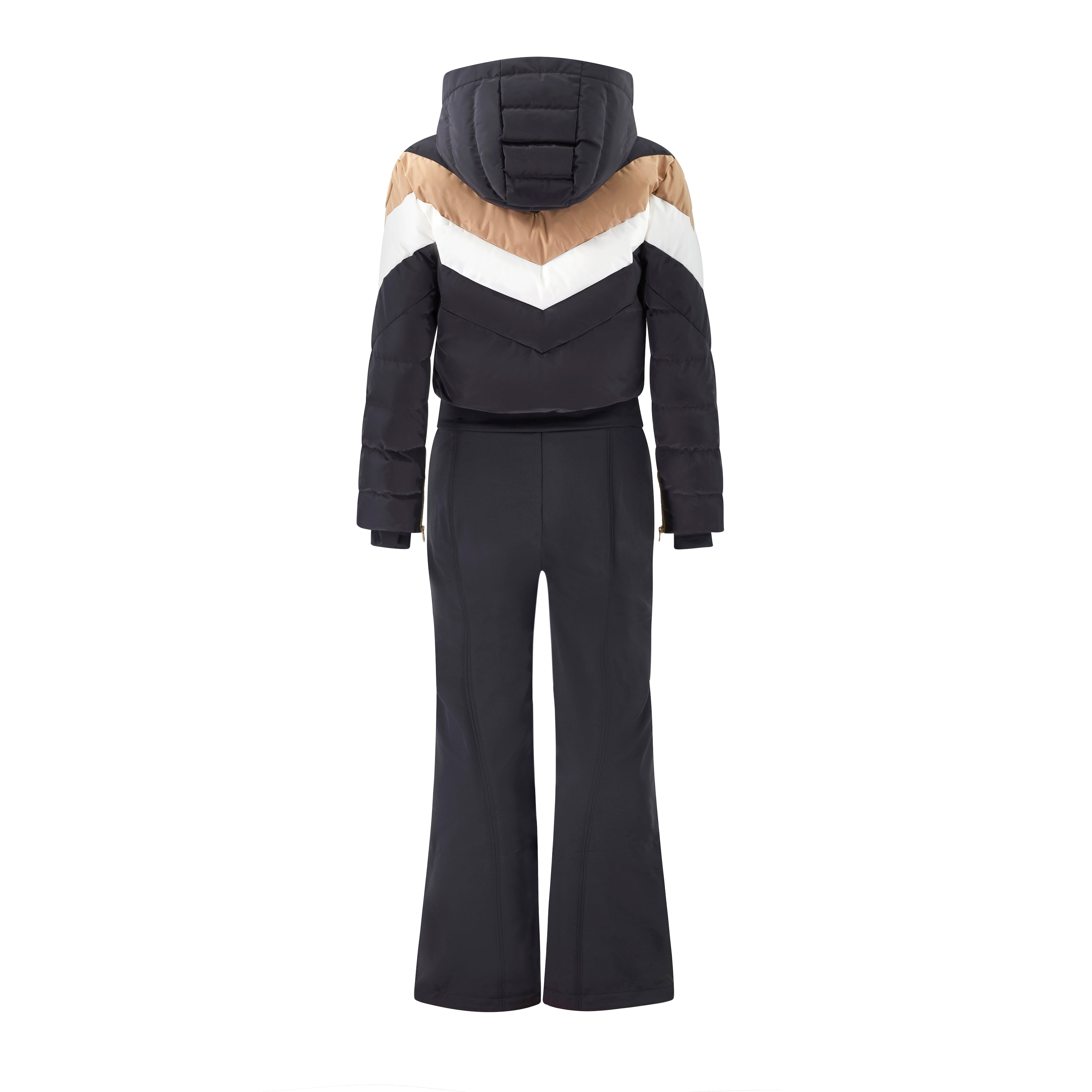 Chevron Ski Suit - Black