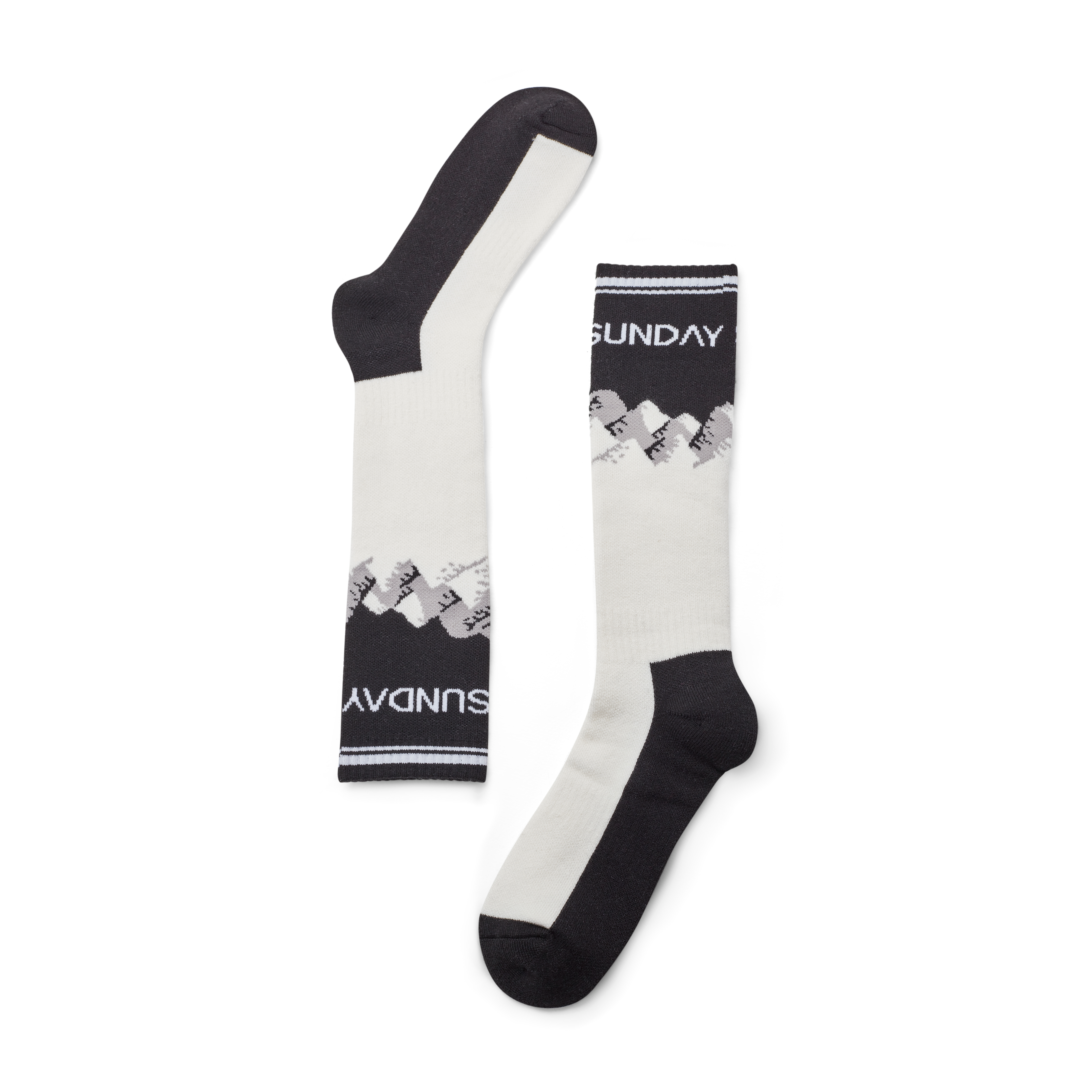 Merino Blend Performance Ski Sock - Black