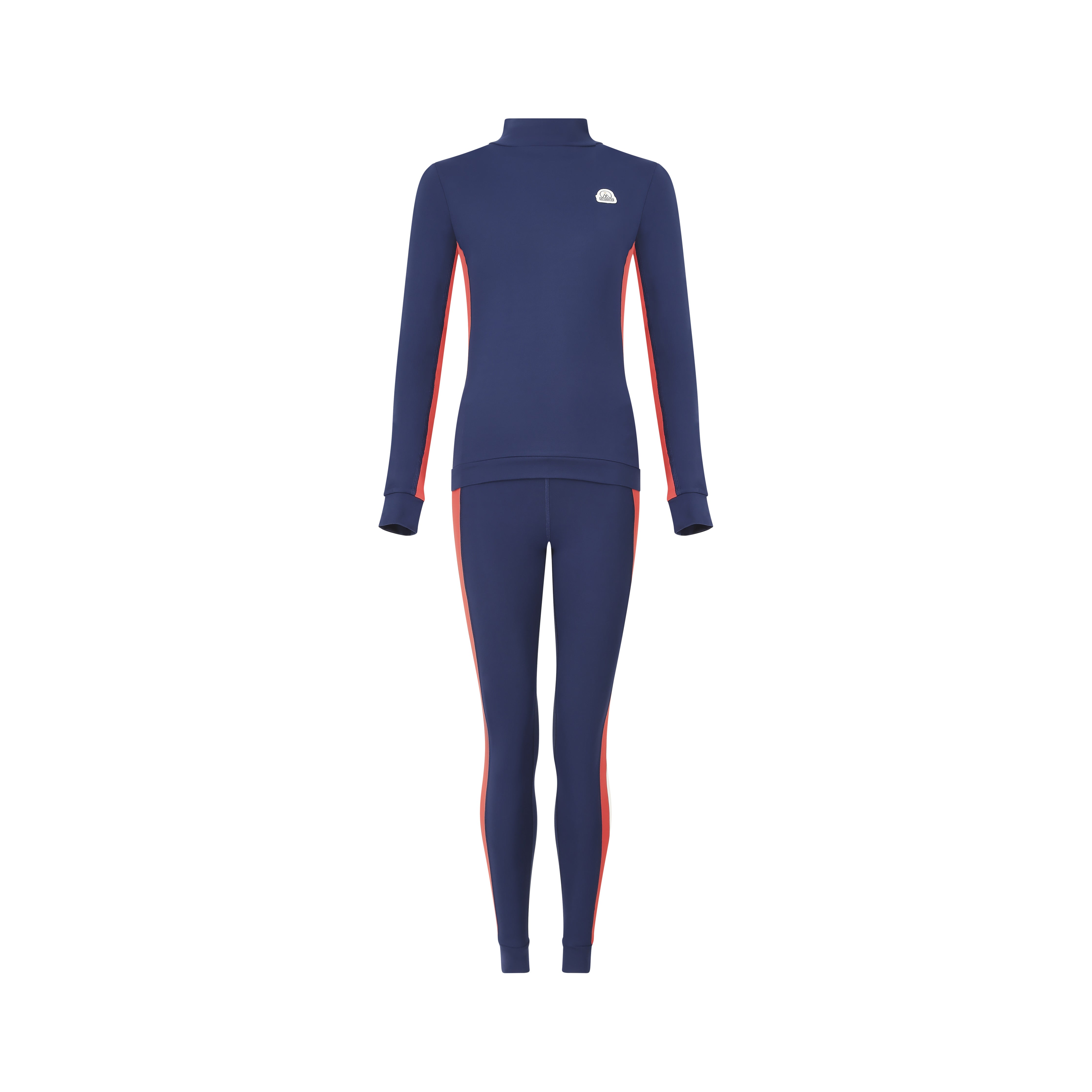 Racer Stripe Base Layer Set - Navy