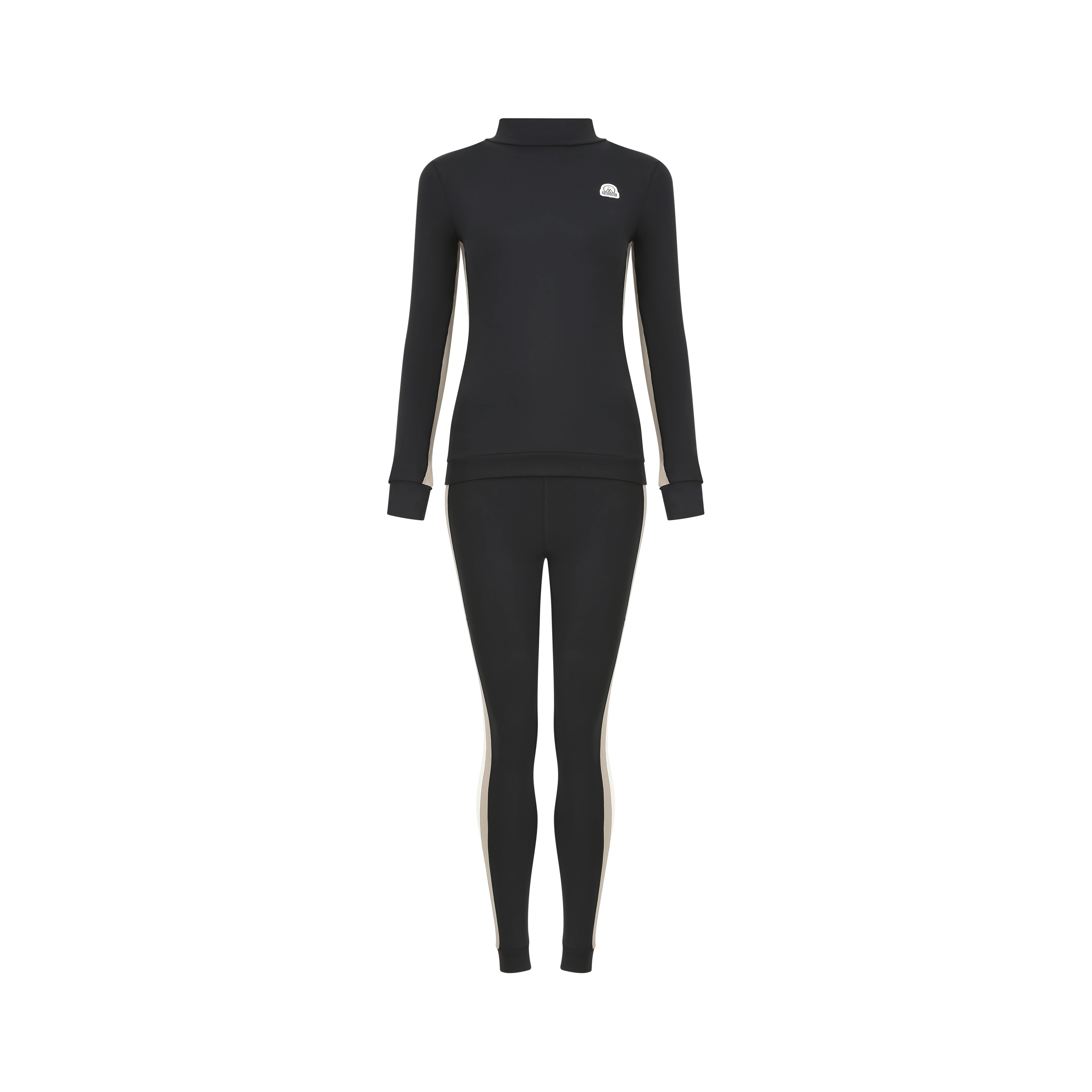 Racer Stripe Base Layer Set - Black