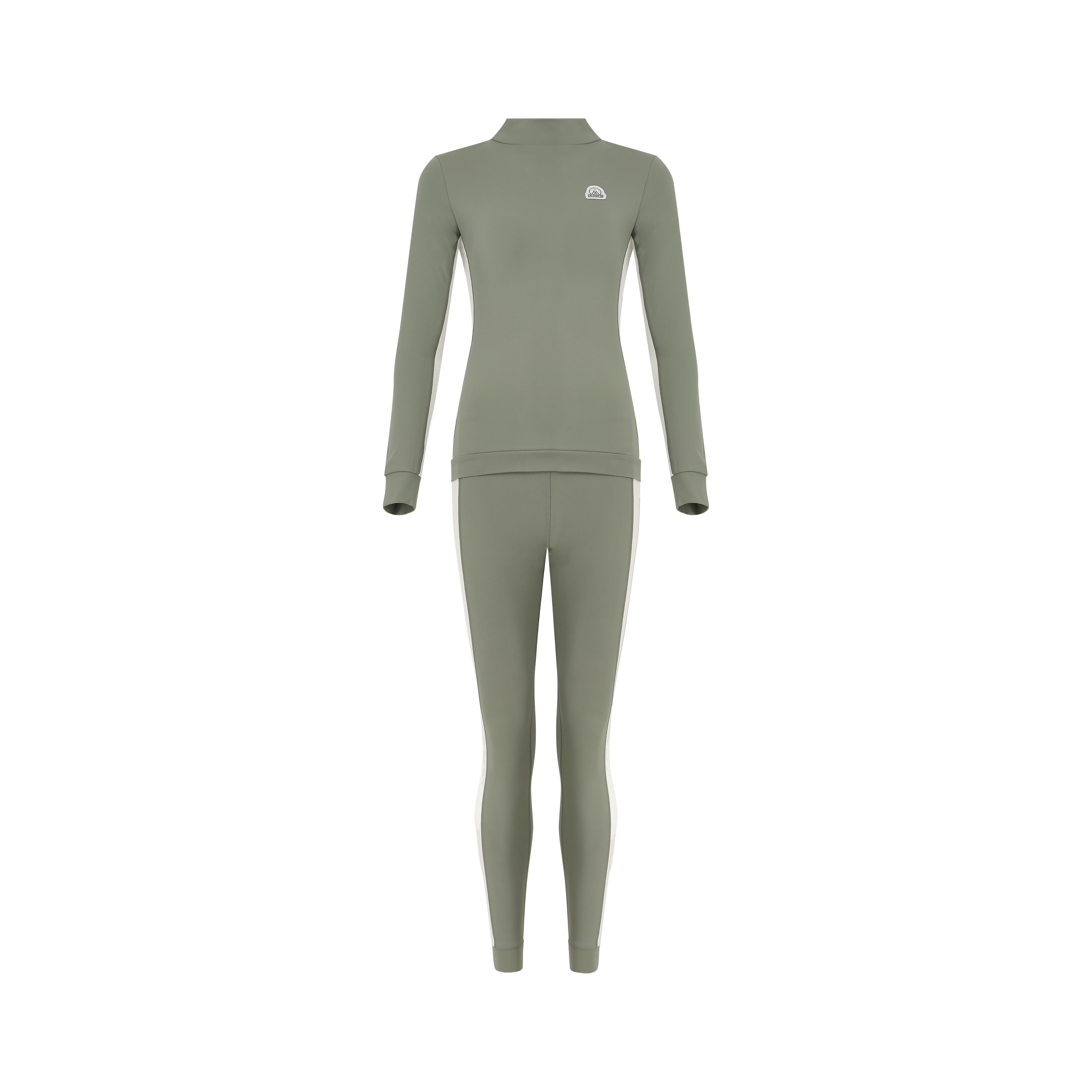 Racer Stripe Base Layer Set - Sage