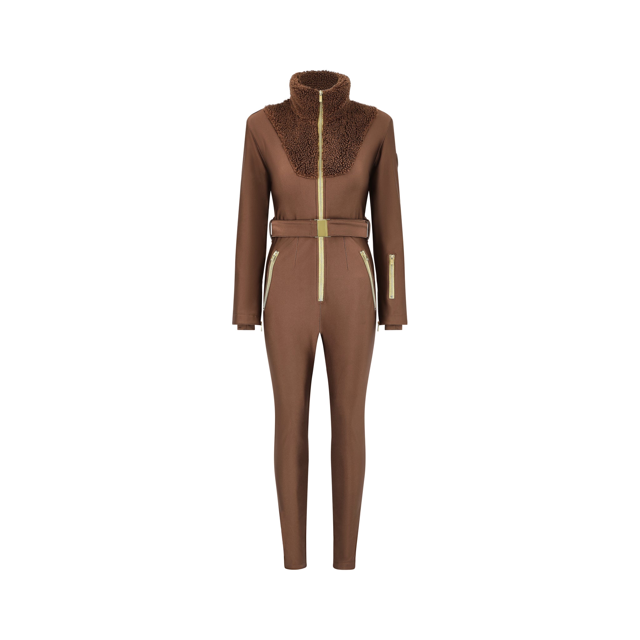 Sherpa Ski Suit - Chocolate