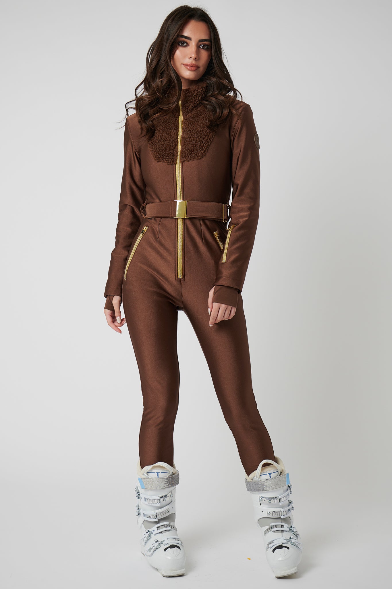 Sherpa Ski Suit - Chocolate