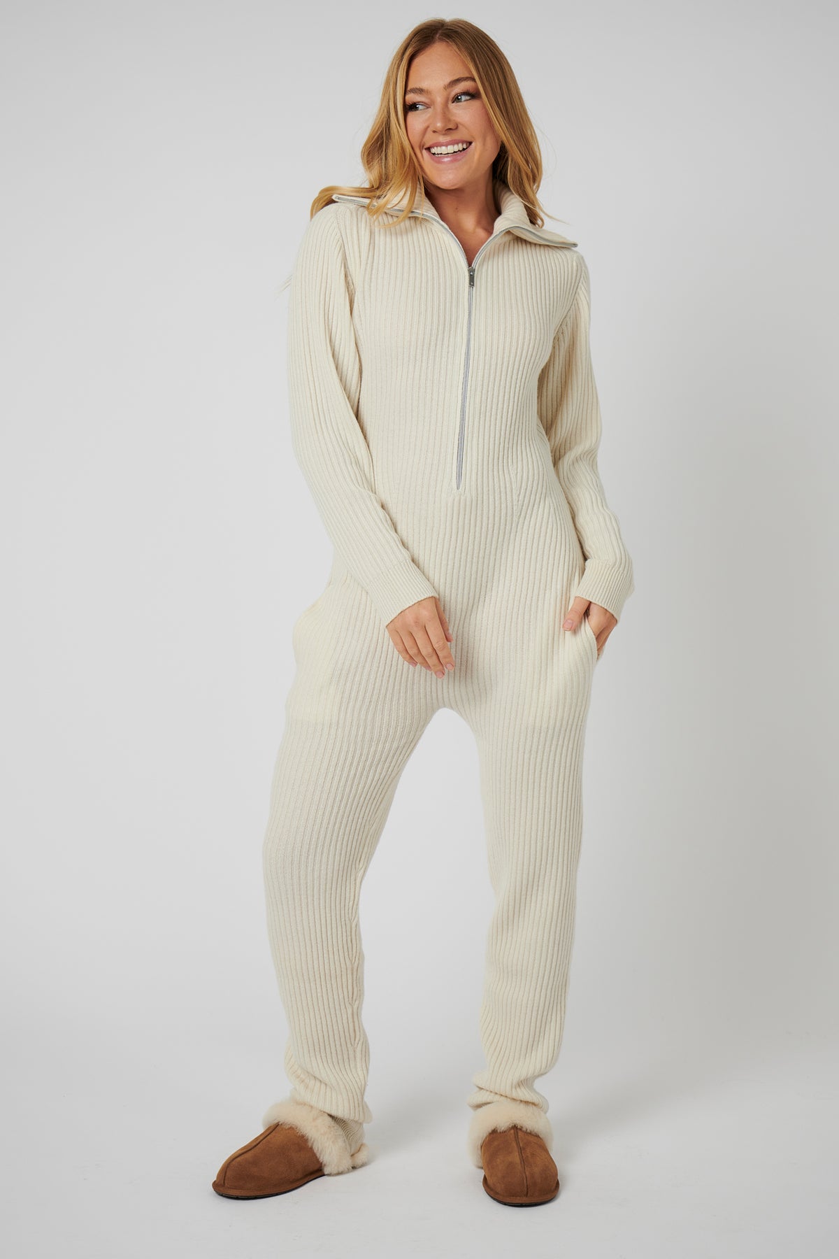 Cashmere Romper Chantilly