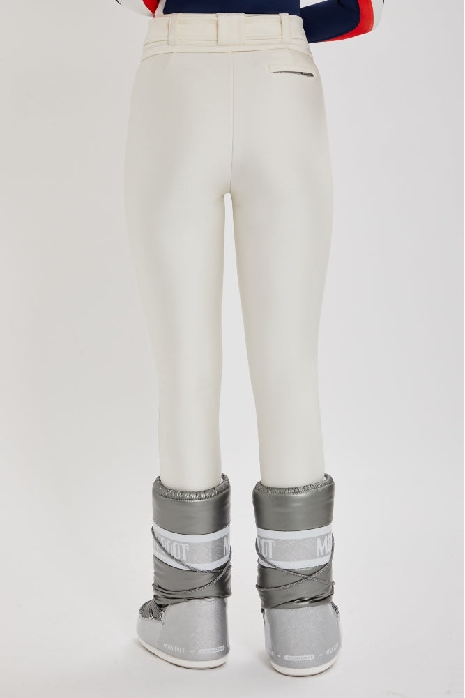 Slalom Ski Pants - Snow Sparkle White