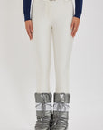 Slalom Ski Pants - Snow Sparkle White