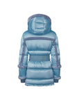 Shearling Pioneer Puffer Ski Jacket - Glacier Blue